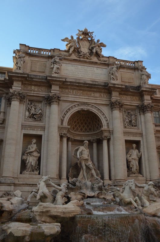 the trevi fountain
